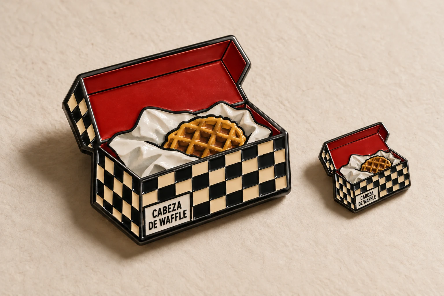 Mockup de pin: La caja