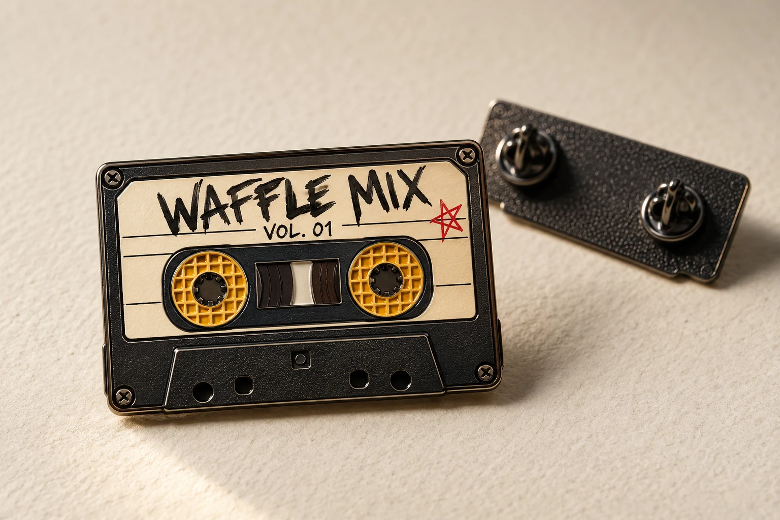 Mockup de pin: Waffle Mix