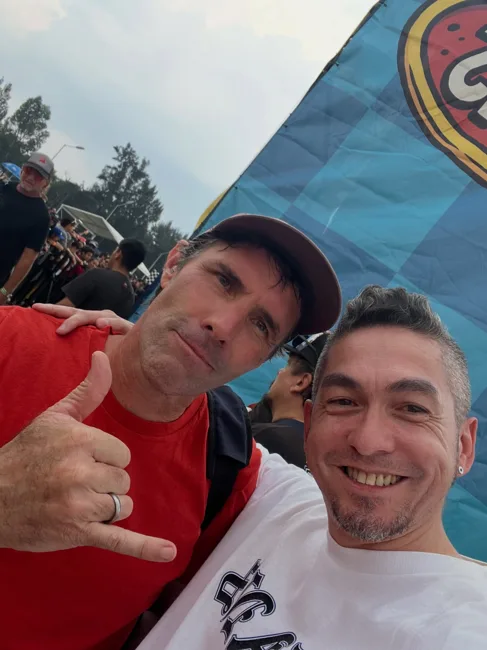 Encuentro de Jonathan en el Warped Tour México